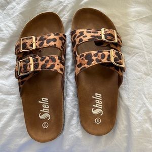 Cheetah sandals